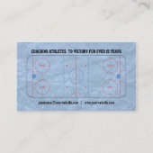 Ice Hockey Coach Visitekaartje (Achterkant)