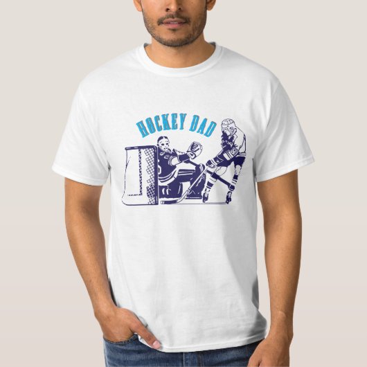 Ice Hockey Dad Skating T-shirt (Voorkant)