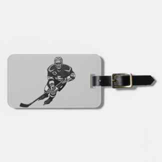 Ice Hockey Design-Bagagelabels Bagagelabel