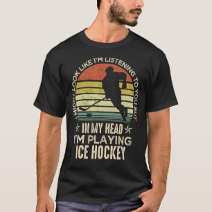 Ice Hockey Fan Player, die ik zou kunnen zien als T-shirt
