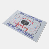 Ice Hockey Fans Deurmat (Schuin)