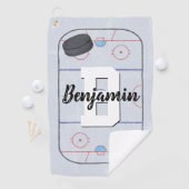 Ice Hockey Fans Golfhanddoek (Insitu)