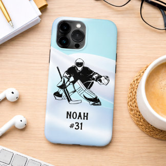 Ice Hockey Goal Keeper Handtekening iPhone 13 Pro Hoesje