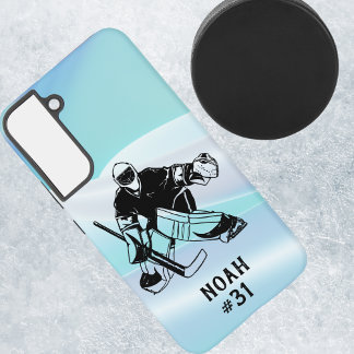 Ice Hockey Goal Keeper Handtekening Samsung Galaxy Hoesje