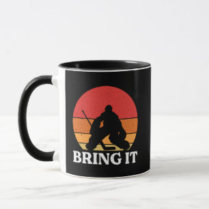 Ice Hockey Goalie brengt hem mee Mok