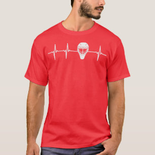 Ice Hockey Goalie Heartbeat Goaltender Gift T-shirt