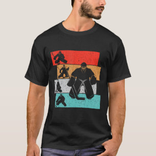 Ice Hockey Goalie Hockey Player Kinder Boys Youth T-shirt