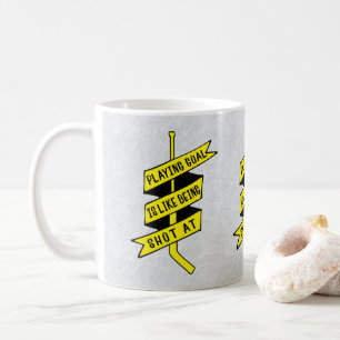 Ice Hockey Goalie Quote Coffee Mok