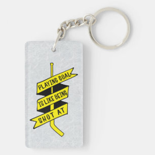 Ice Hockey Goalie Quote Sleutelhanger