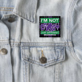 Ice Hockey Goalie Vierkante Button 5,1 Cm (In situ)