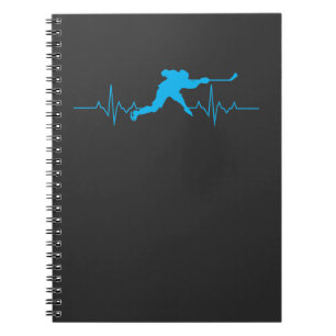Ice Hockey Heartbeat Notitieboek