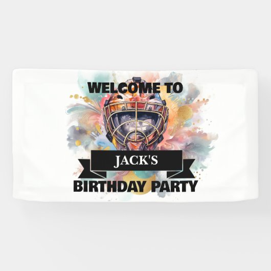 Ice Hockey Helmet Spandoek (Horizontaal)