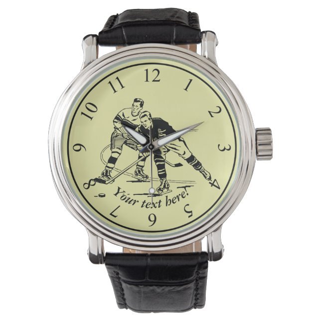 Ice hockey horloge (Voorkant)