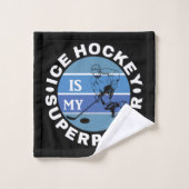 Ice Hockey is mijn Superpower Bad Handdoek (Wasdoekje)