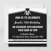 Ice Hockey Jersey ThMED Party nodigt Sjabloon uit Kaart (Voorkant)