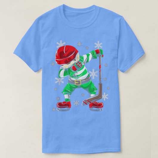 Ice Hockey kerstdabbing Squad Decoras T-shirt (Design voorkant)