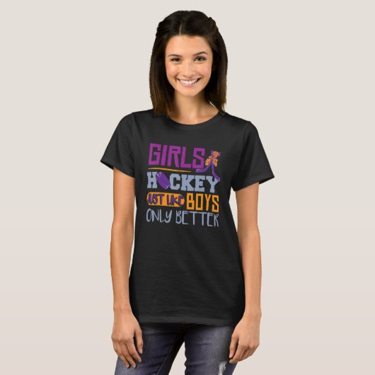 Ice Hockey Kids T-shirt (Voorkant volledig)