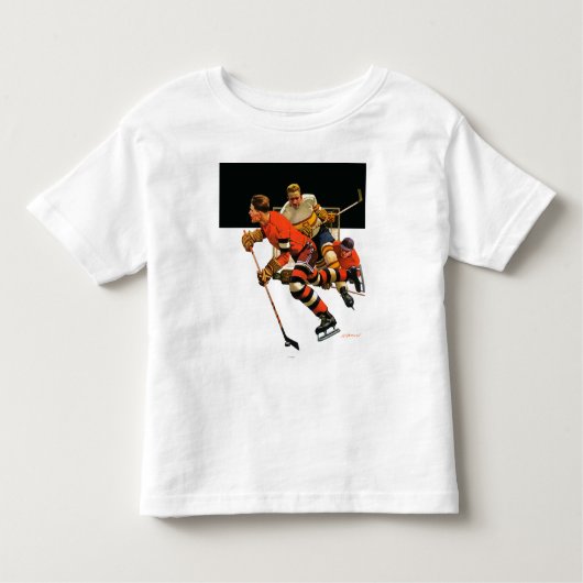 Ice Hockey Match Kinder Shirts (Voorkant)