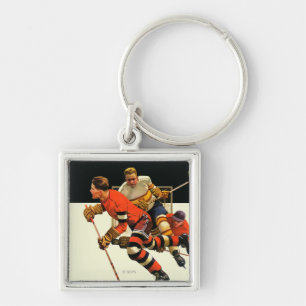 Ice Hockey Match Sleutelhanger