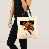 Ice Hockey Match Tote Bag (Voorkant (product))