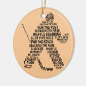 Ice Hockey Ornament (Links)