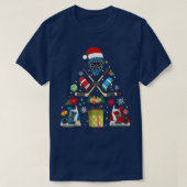 Ice Hockey Ornament kerstboom Happy Hockeyday T-shirt (Design voorkant)