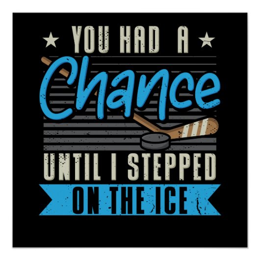 Ice Hockey Perfect Poster (Voorkant)