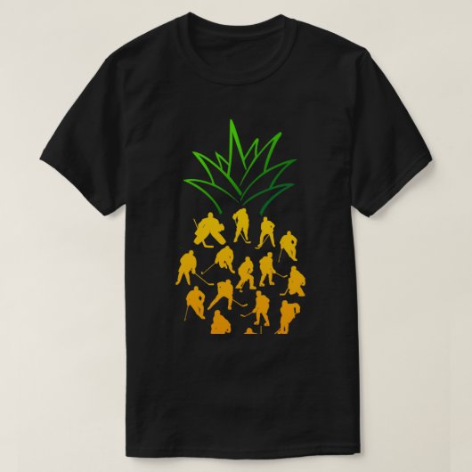 ICE HOCKEY PINEAPPLE T-SHIRT (Design voorkant)