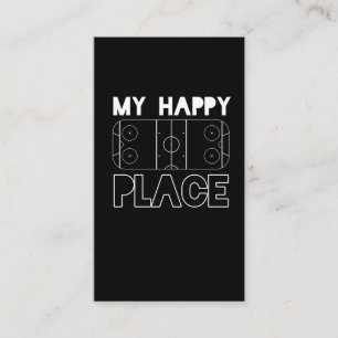 Ice Hockey Player Goalie Center Defence Field Visitekaartje