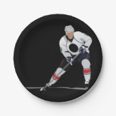 Ice Hockey Player Paper-Borden Papieren Bordje (Voorkant)