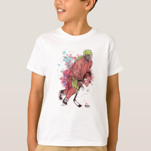 Ice Hockey Player T-shirt