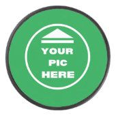 Ice Hockey Puck - Uw Afbeelding toevoegen (Voorkant)