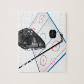 Ice Hockey Puzzle Legpuzzel (Verticaal)
