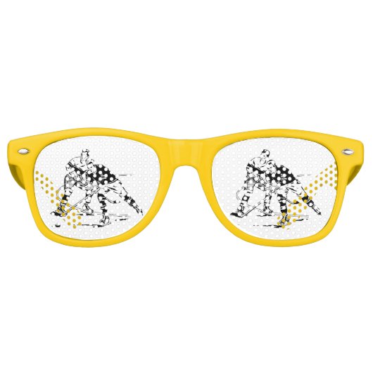 Ice hockey retro zonnebril (Voorkant)