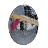 Ice Hockey Schaatsen Sticks Dartbord (Voorkant Links)