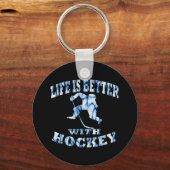 Ice Hockey Sleutelhanger (Voorkant)