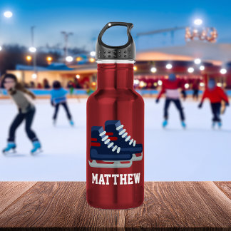 Ice Hockey, speciaal gepersonaliseerd Kinder Roest Waterfles