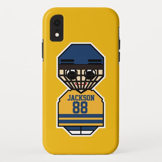 Ice hockey speler Case-Mate iPhone case (Achterkant)