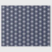 Ice Hockey Sticks Snowflake Pattern Gift Wrap Cadeaupapier (Vlak)