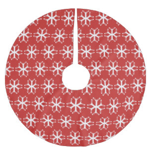 Ice Hockey Sticks Snowflake Xmas Tree Skirt Kerstboom Rok