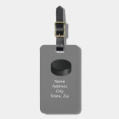 Ice Hockey Theme Bagagelabel (Voorkant verticaal)