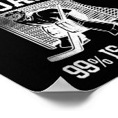 Ice Hockey u niet 100 % ongezond moet zijn om te z Poster (Hoek)