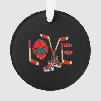 Ice Hockey Valentijnsdag Love Cute Gift Boys Girl Ornament