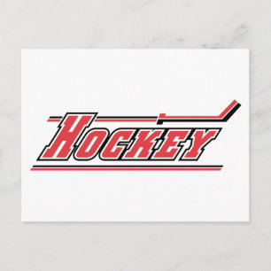 Ice Hockey Winter Sports Gifts Briefkaart