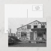 Ice House and Store, 1937 Briefkaart (Voorkant / Achterkant)