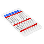 ICE in Hoesje van noodresponsmagnet Magneet (Rechterzijde)