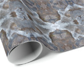 Ice kaleidoscoop patroon cadeaupapier (Rol Hoek)