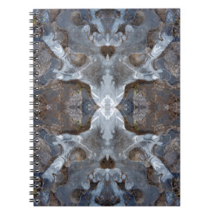 Ice kaleidoscoop patroon notitieboek