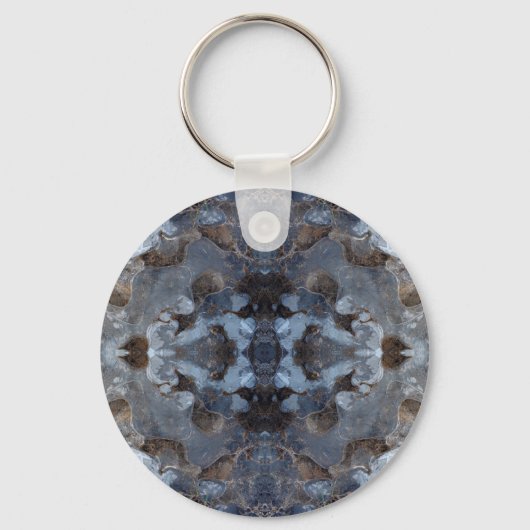 Ice kaleidoscoop patroon sleutelhanger (Voorkant)