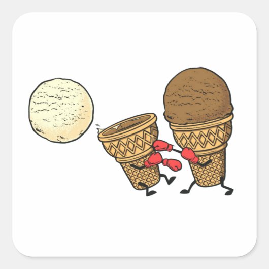 Ice Kick Baby Sticker (Voorkant)